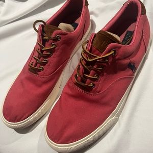 Polo Ralph Lauren Deck Sneakers Boat Shoes Vaughn Pony Logo Casual  Size 13